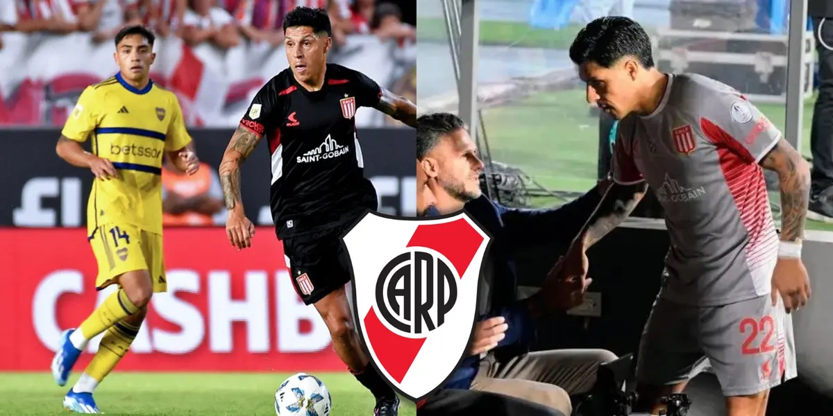 Enzo Pérez con la camiseta de Estudiantes.