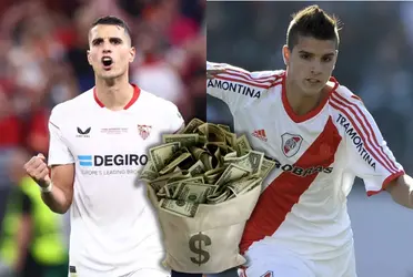 Mientras en Sevilla gana casi 4 millones, el sueldo que le daría River a Erik Lamela