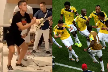 Esta vez no fue su nivel futbolistico, sino James Rodríguez hizo algo que se viralizó a nivel mundial y llegó a Colombia