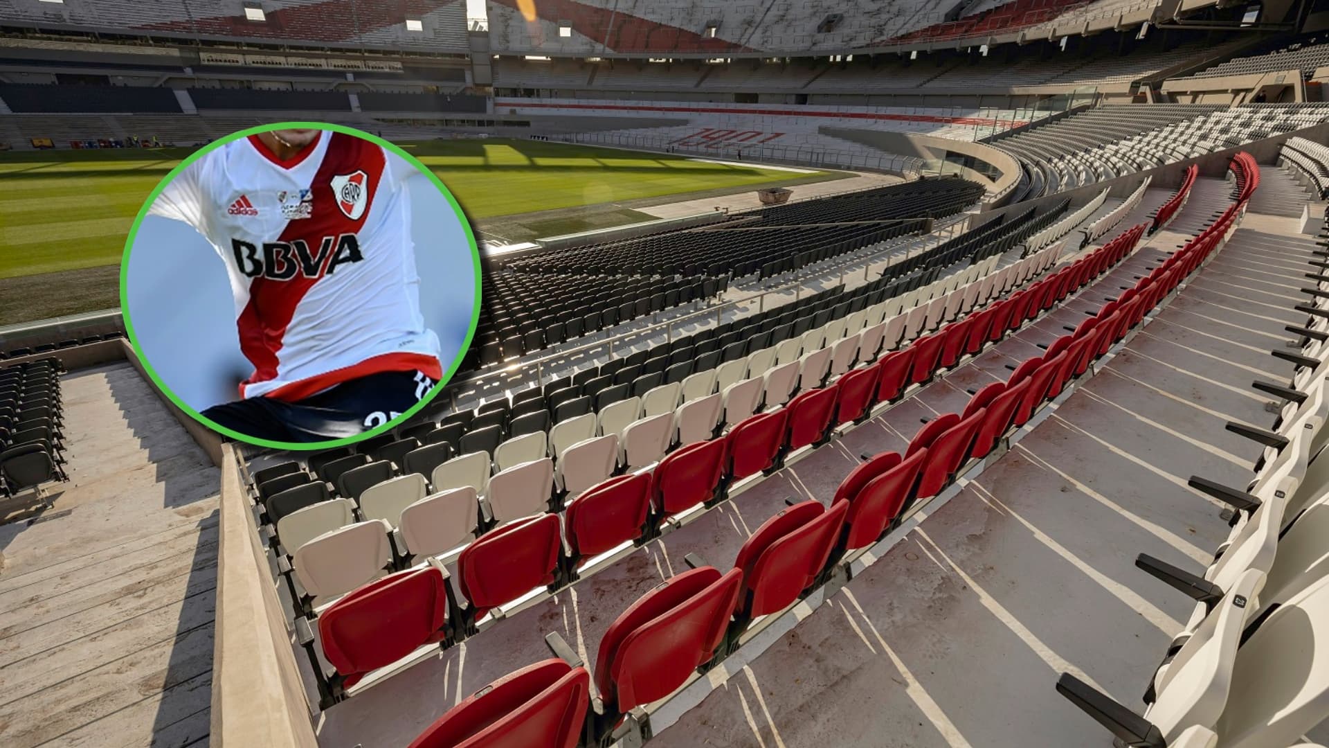 Estadio Monumental de River.