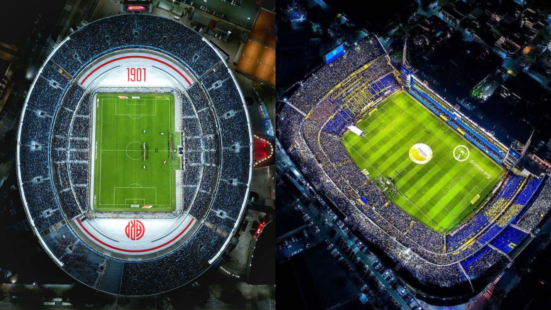 Estadio Monumental-La Bombonera