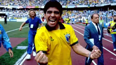 Este crack de Brasil le realizó un enorme tributo a Diego Maradona.