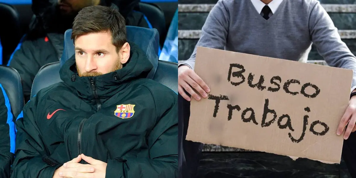 Sentó a Messi en el Barça, recomendó al PSG que renueve a Leo y ahora busca trabajo