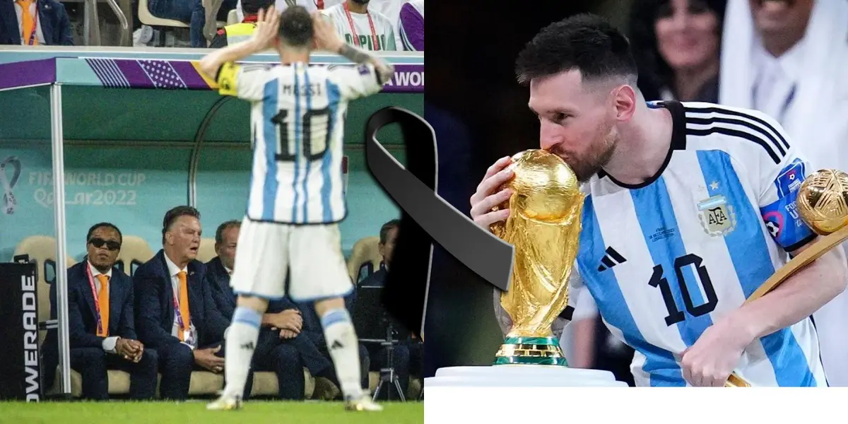 Como Van Gaal, habló mal de Messi, lo vio campeonar y ahora pierde la vida