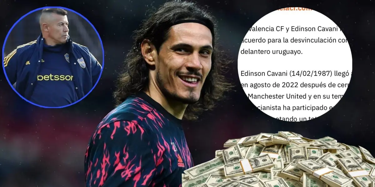 Este sábado, el conjunto Che hizo oficial la desvinculación del uruguayo y su arribo al Xeneize está a punto de darse.