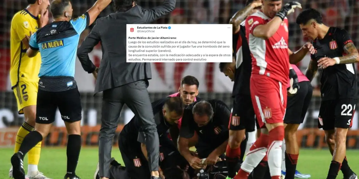 Estudiantes dio a conocer el parte médico de Javier Altamirano