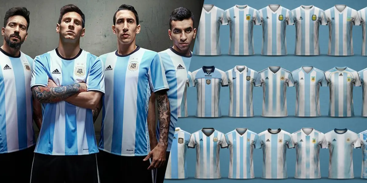Evolución albiceleste: La historia visual de la camiseta Argentina /
