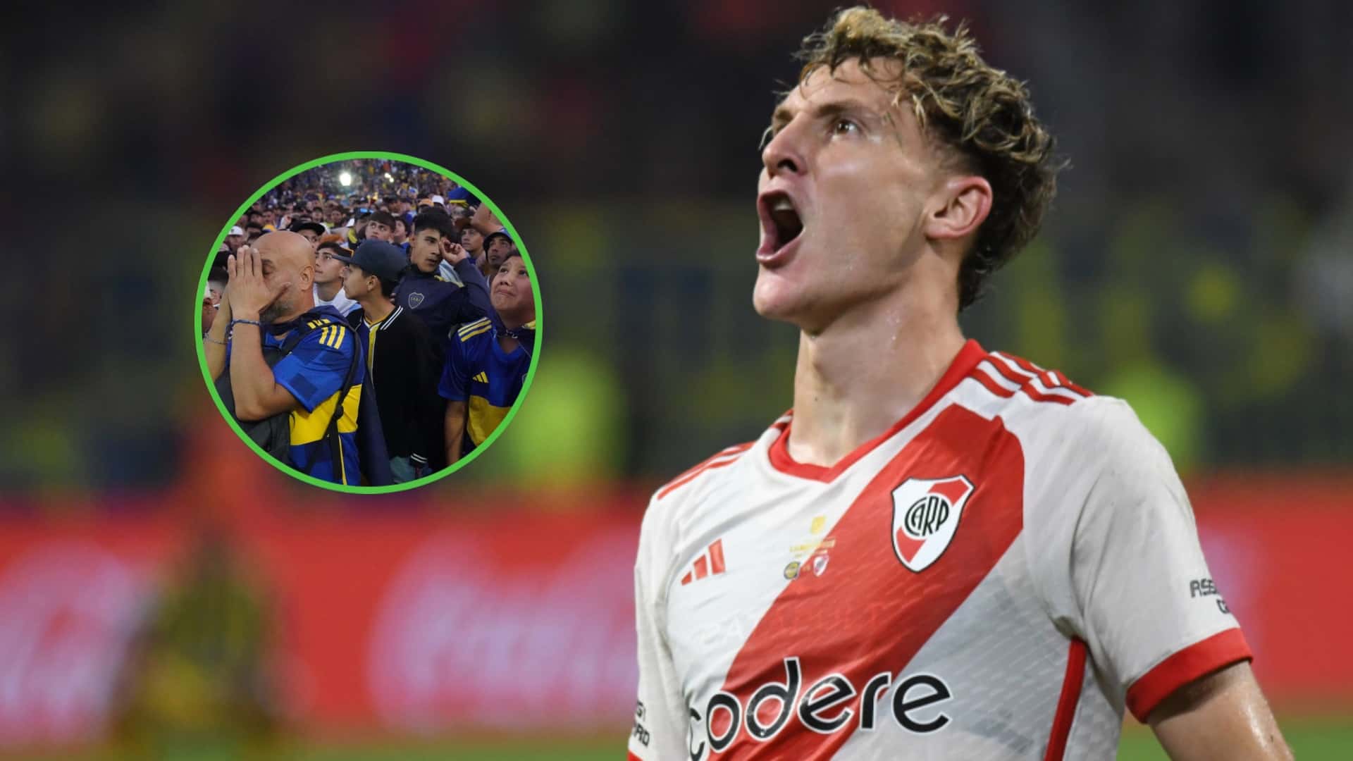 Facundo Colidio con la camiseta de River.