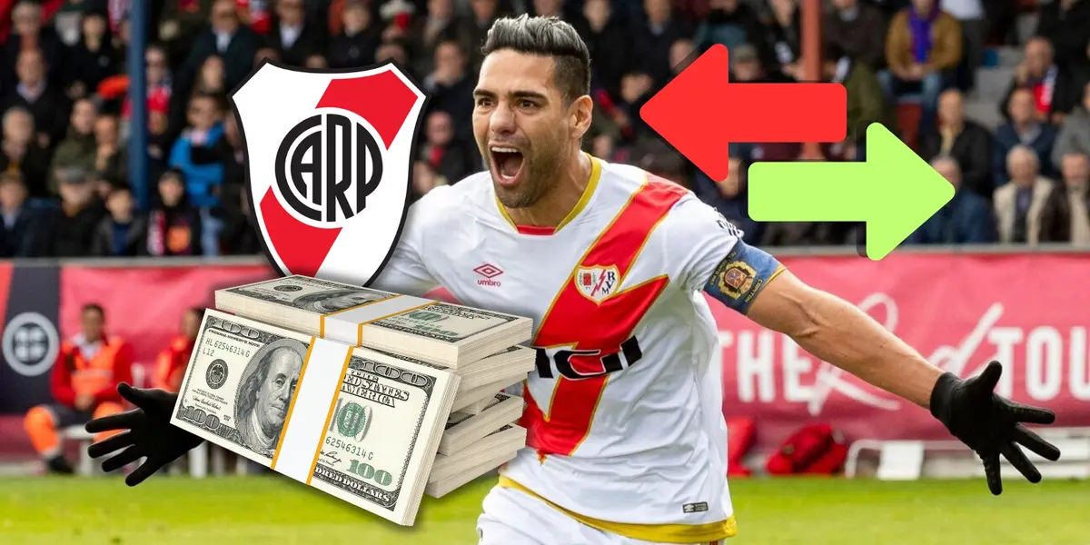 Falcao Rayo Vallecano River.