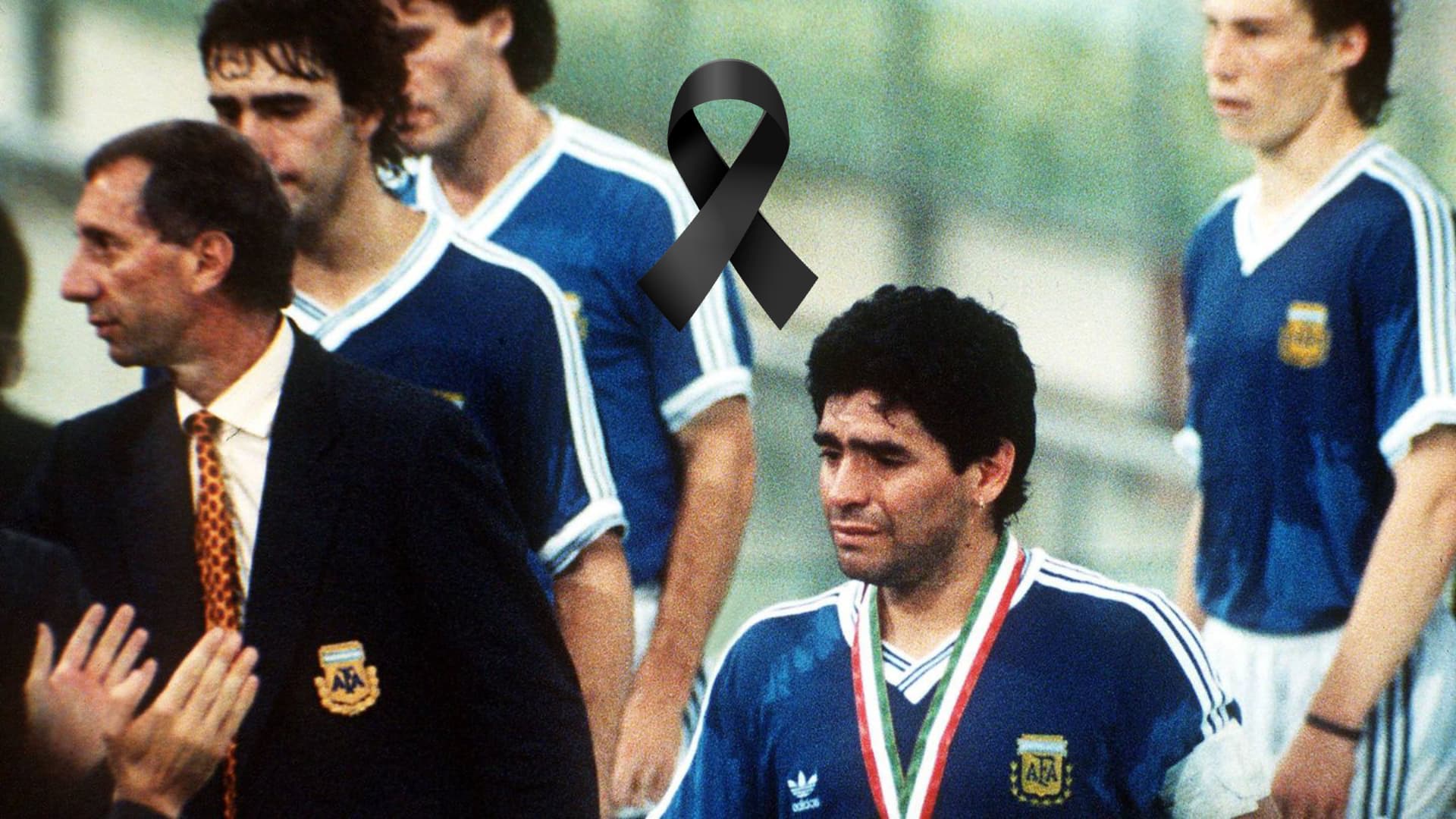 Falleció el exjugador que hizo llorar a Maradona en 1990