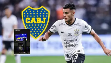 Fausto Vera con la camiseta del Corinthians, durante un partido del 2024.