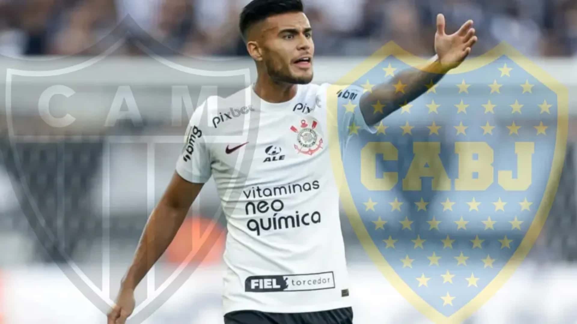 Fausto Vera jugando para Corinthians.