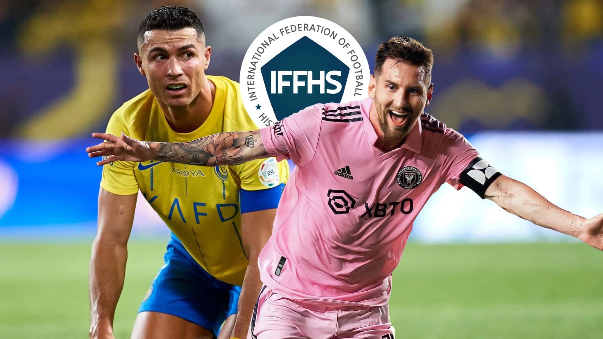 Festeja Messi: el golpe bajo de la IFFHS a Cristiano Ronaldo