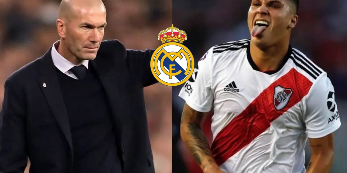 Florentino Pérez quedó deslumbrado con Juan Fernando Quintero y le preguntó a Zidane sobre si le interesaba ficharlo y esto dijo el entrenador del Real Madrid.