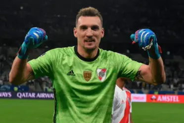 Franco Armani reveló el mayor cambio que generó Club Atlético River Plate en su carrera.