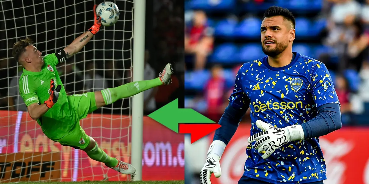 Franco Armani y Sergio Romero.