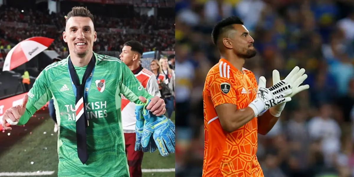 Franco Armani y Sergio Romero.