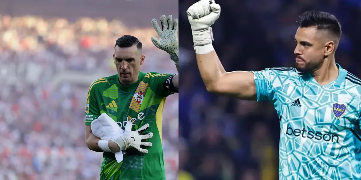 Franco Armani y Sergio Romero.