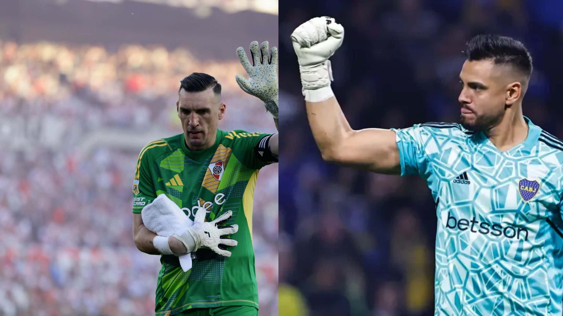 Franco Armani y Sergio Romero.