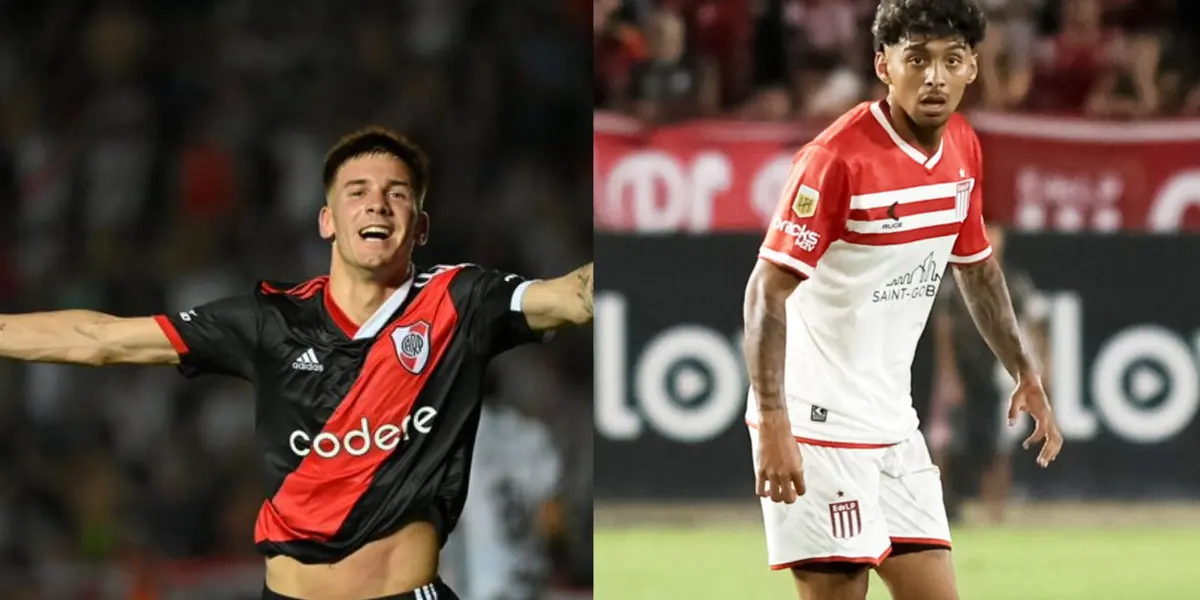 Franco Mastantuono y Cristian Medina.