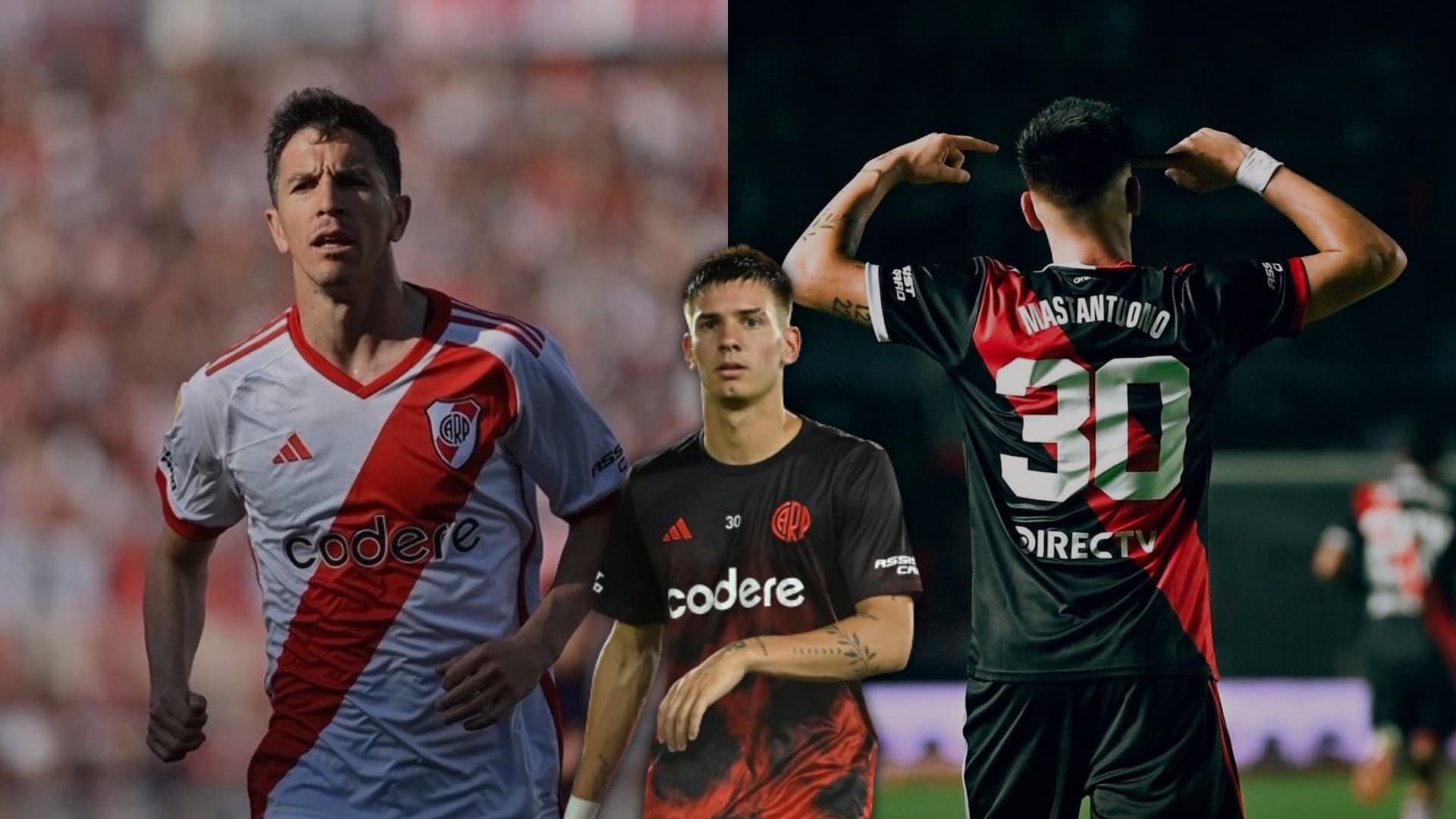 Franco Mastantuono y Nacho Fernández.