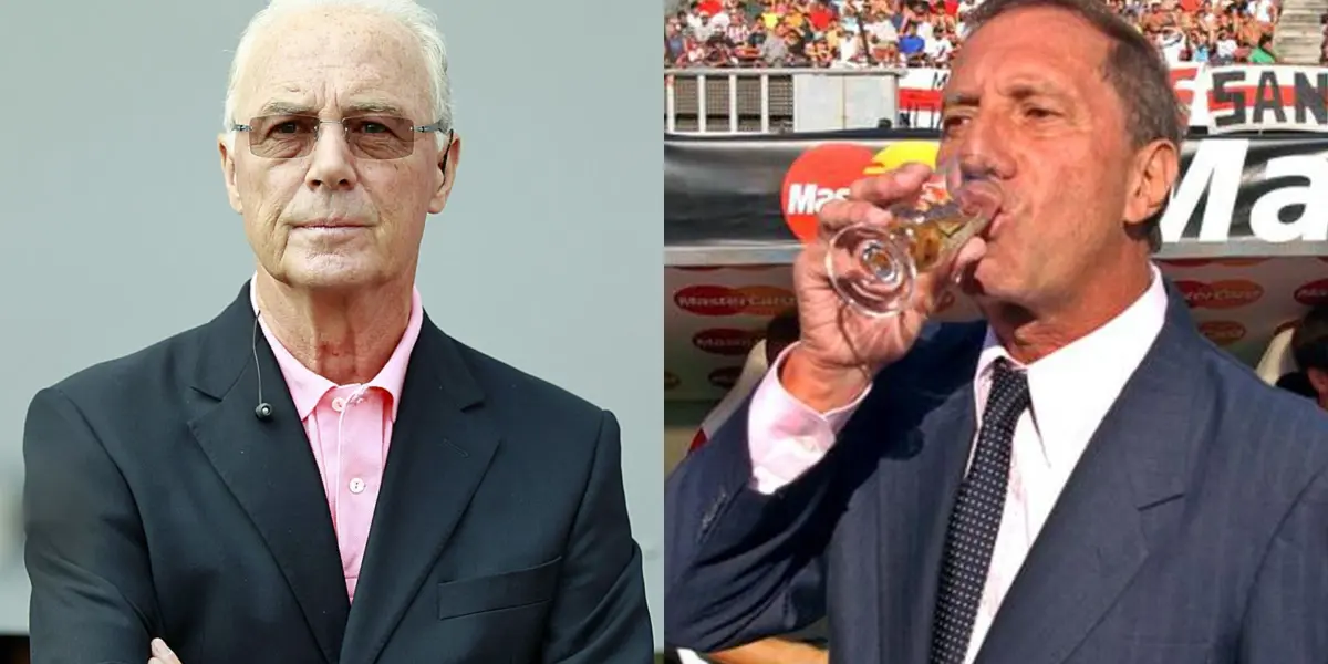 Franz Beckenbauer y Carlos Bilardo.