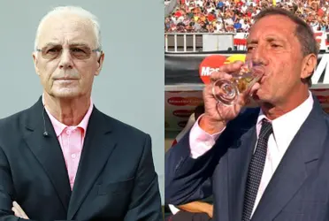 Franz Beckenbauer y Carlos Bilardo.