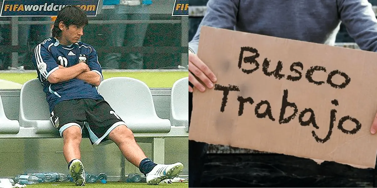 Fue campeón del mundo y también casi se pelea con el capitán de la Albiceleste, pero terminó su contrato hace unos meses y no encuentra nuevo equipo