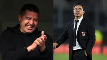 Gallardo en River y Riquelme en Boca