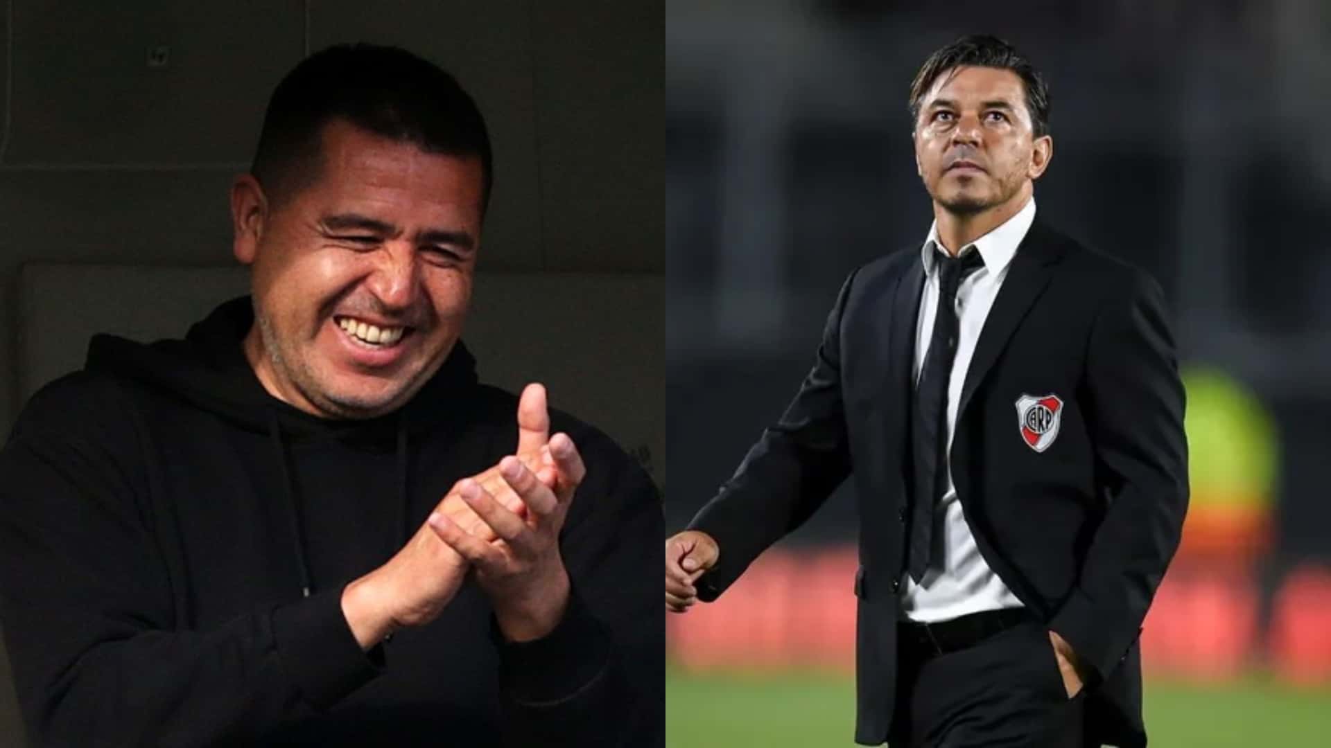 Gallardo en River y Riquelme en Boca