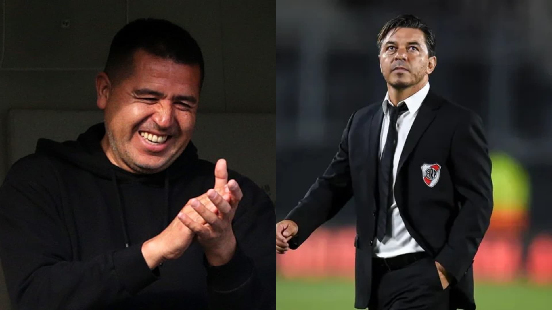 Gallardo en River y Riquelme en Boca