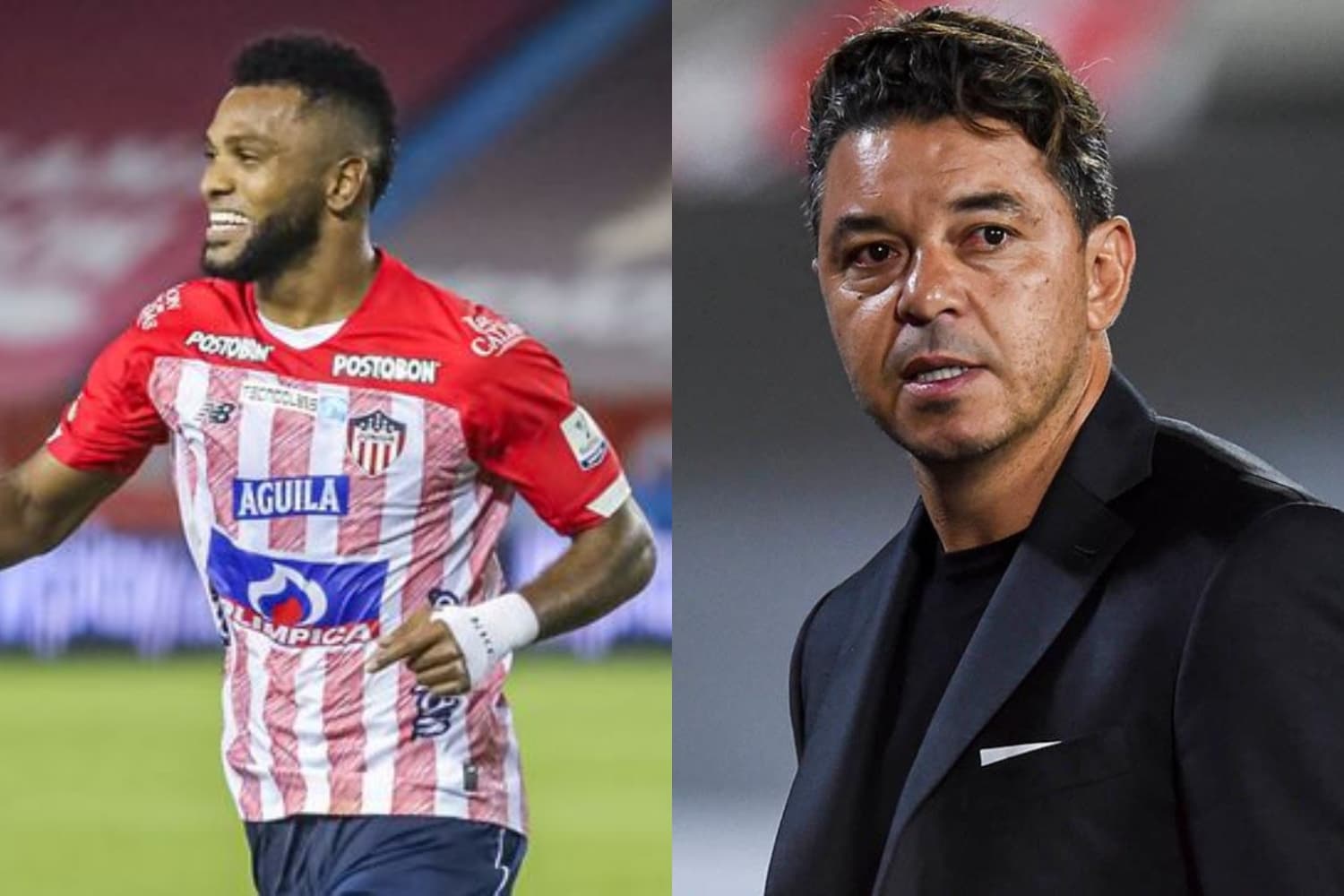 Gallardo habló de la situación del colombiano y del uruguayo, que están cerca de ponerse la camiseta del Millonario.