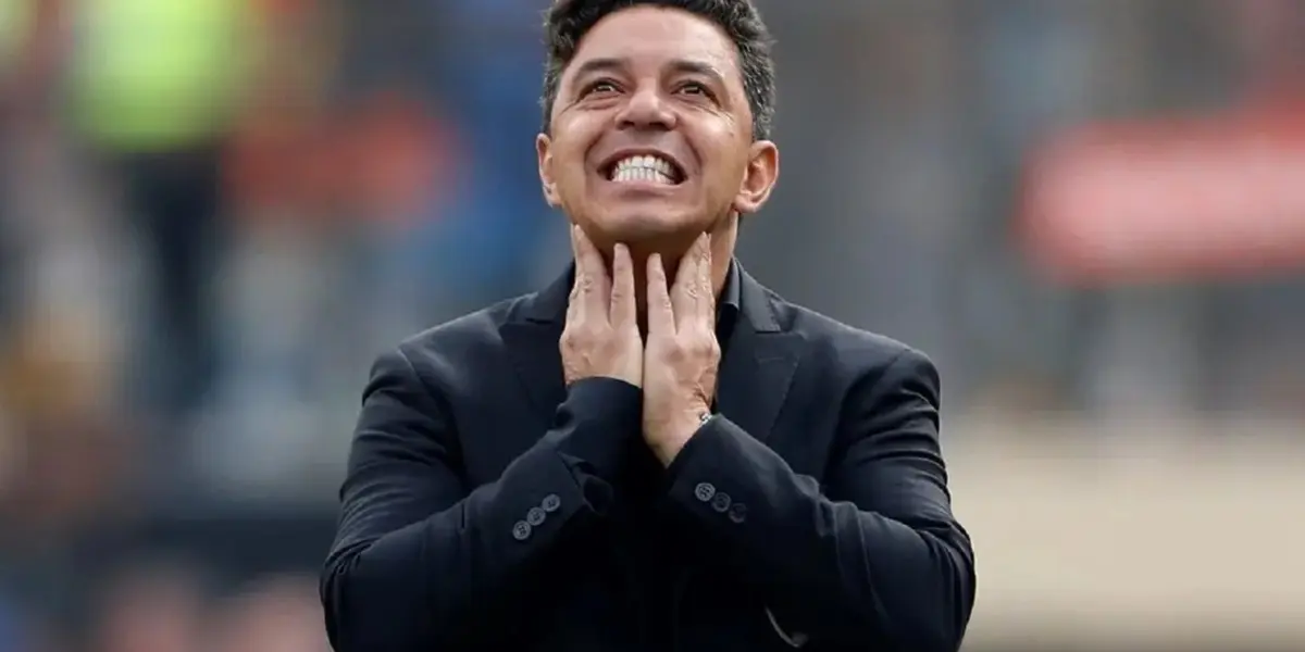 Gallardo se lamenta en River.