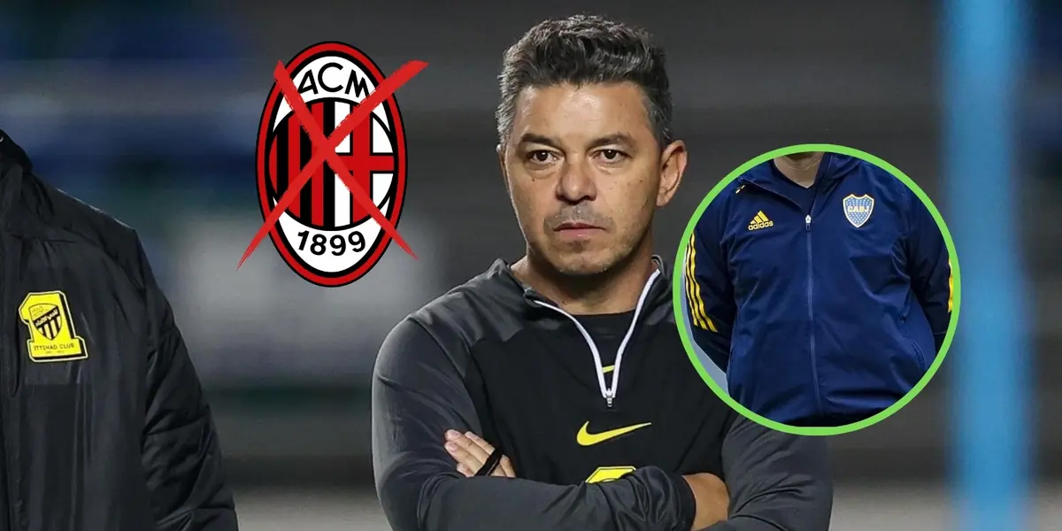 Gallardo y el escudo de Milan.
