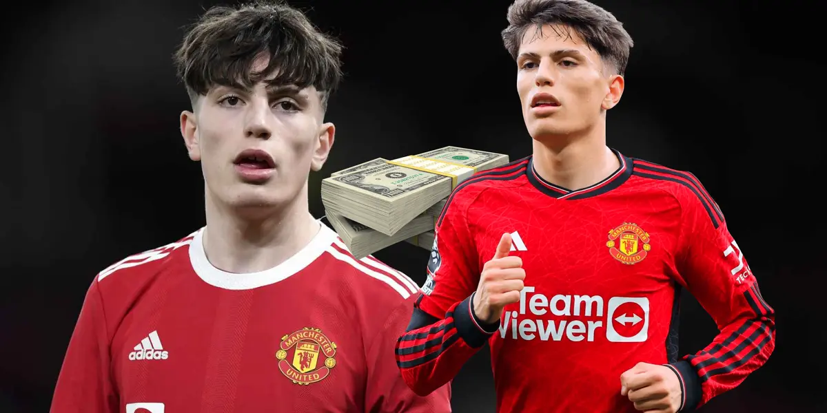 Garnacho le dejaría una fortuna al Manchester United