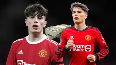 Garnacho le dejaría una fortuna al Manchester United