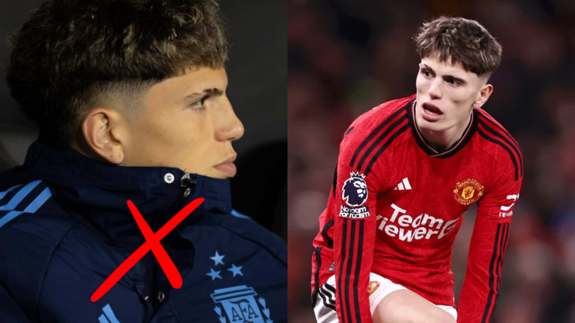 Garnacho se aleja de la Selección Argentina