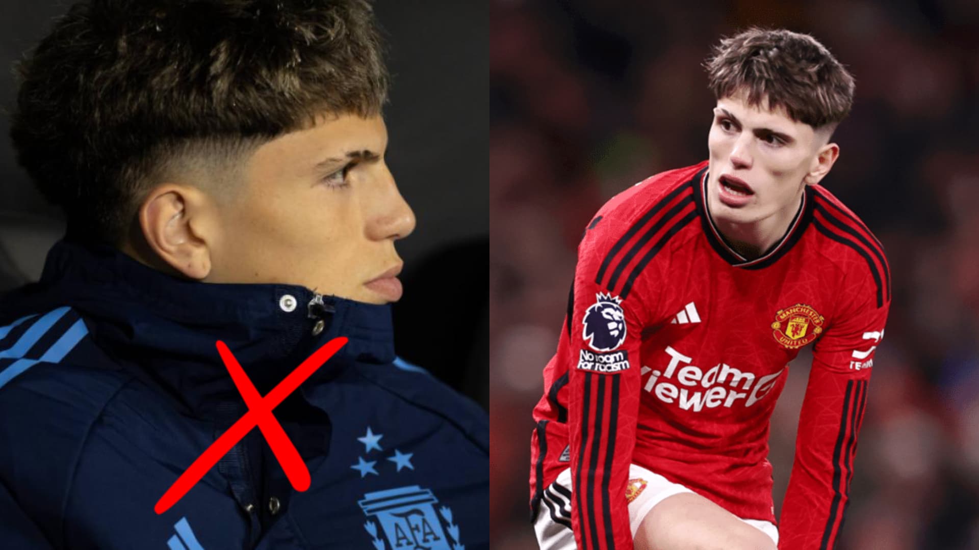 Garnacho se aleja de la Selección Argentina