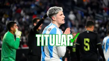 Garnacho será titular contra Costa Rica