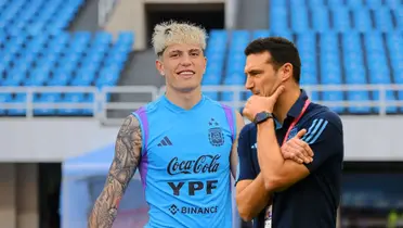 Garnacho volvió a ser convocado a la Selección Argentina