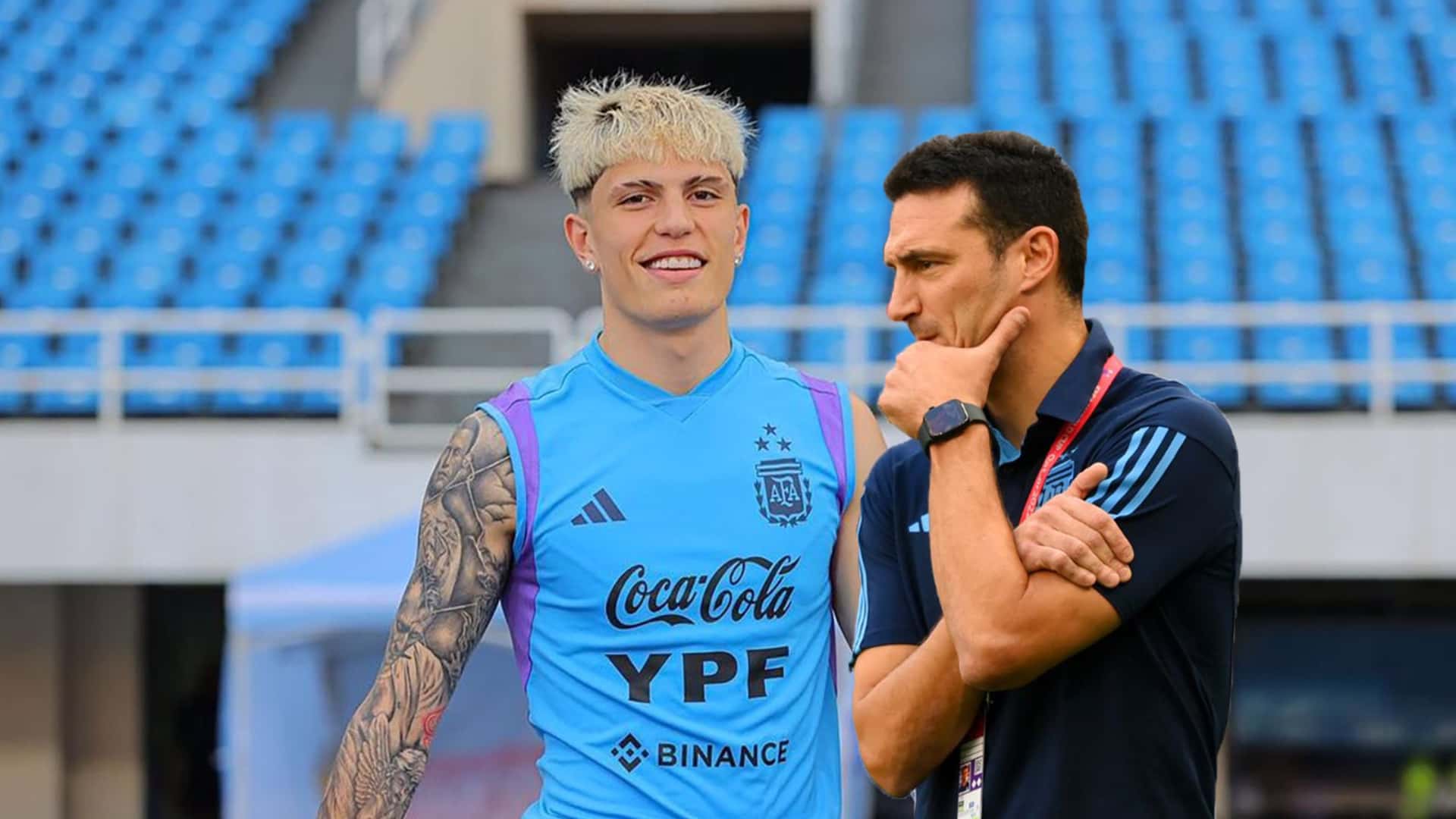 Garnacho volvió a ser convocado a la Selección Argentina