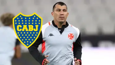 Gary Medel entrenando en Vasco da Gama.