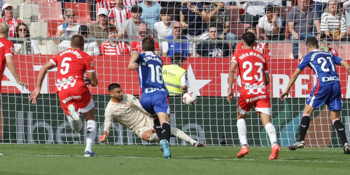 Gazzaniga se vistió de héroe con Girona.