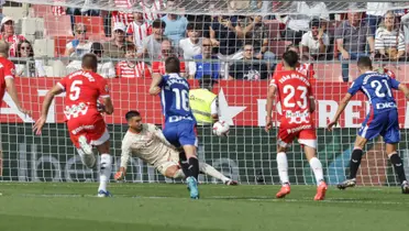 Gazzaniga se vistió de héroe con Girona.