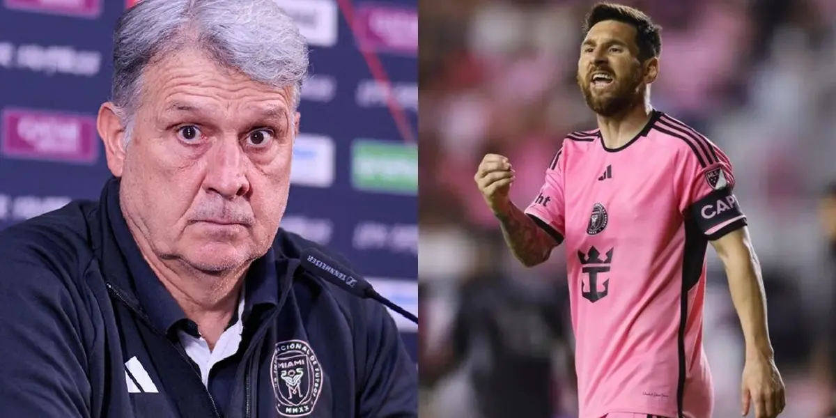 Gerardo Martino y Lionel Messi en Inter Miami