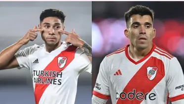 Germán Pezzella y Marcos Acuña.