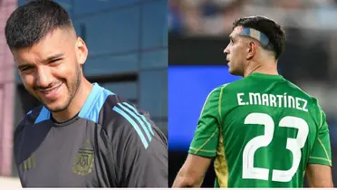 Gerónimo Rulli y Emiliano Martínez.