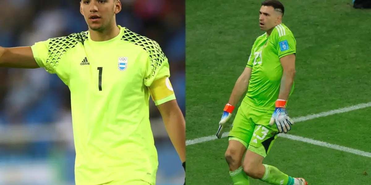 Gerónimo Rulli y Emiliano Martínez