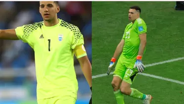 Gerónimo Rulli y Emiliano Martínez