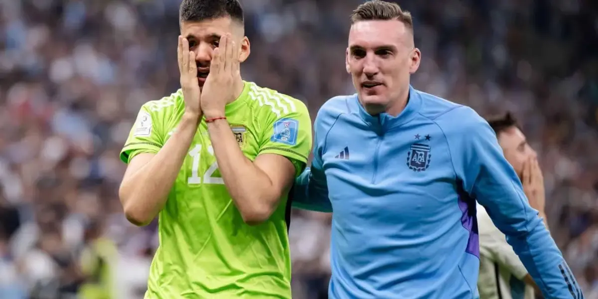 Gerónimo Rulli y Franco Armani en el Mundial de Qatar 2022